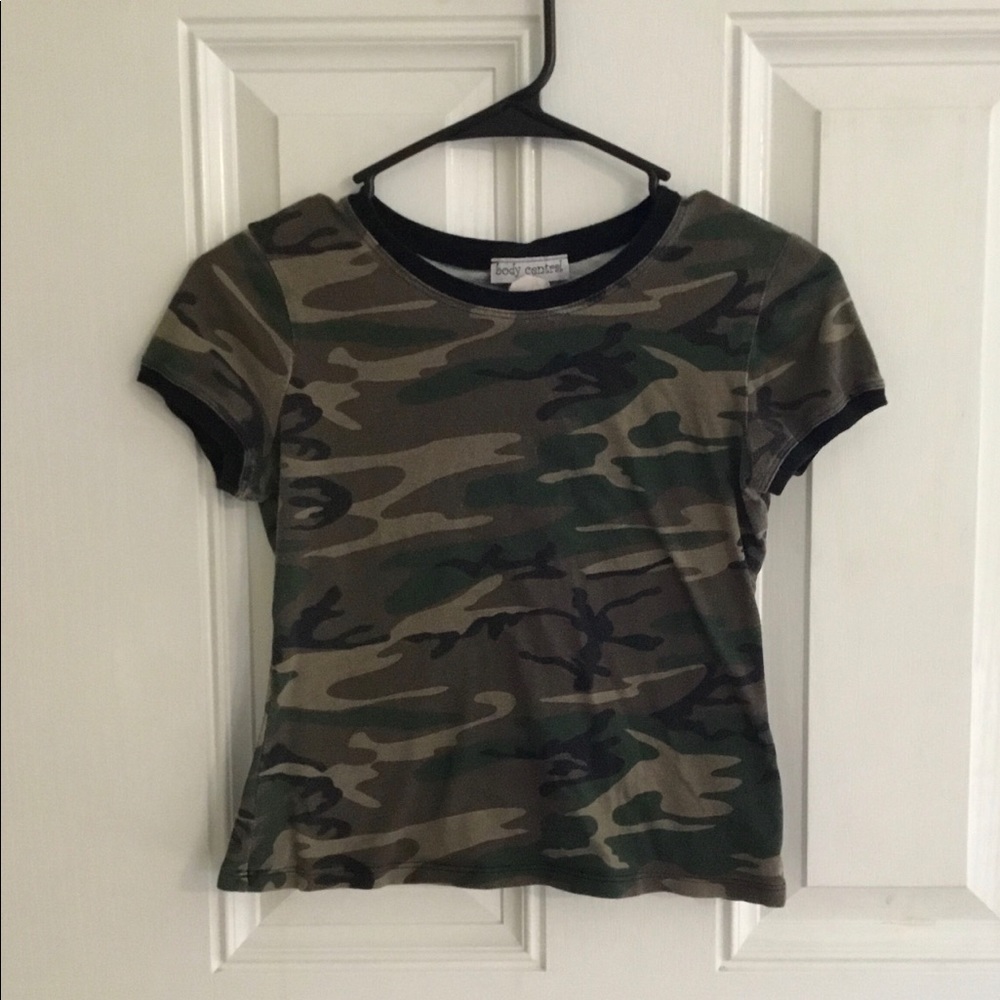 Body Central S Camouflage Tee